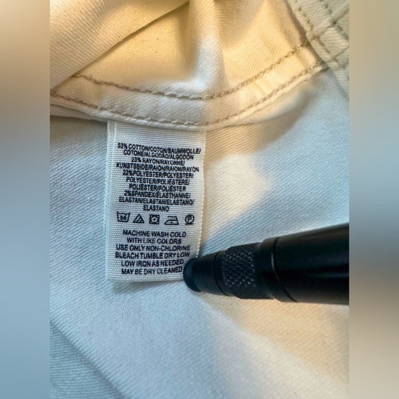 Free People White Front Zipper Up Mini Skirt - Picture 8 of 8